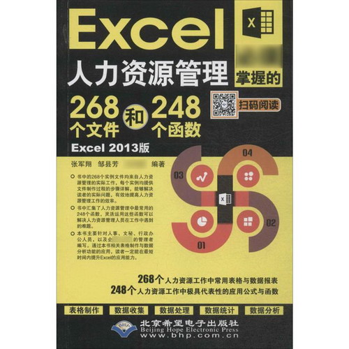 Excel人力資源管理必須掌握的268個文件和248個函數(Excel 2013版