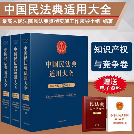 中國民法典適用大全 知識產權與競爭卷(1-3) 圖書