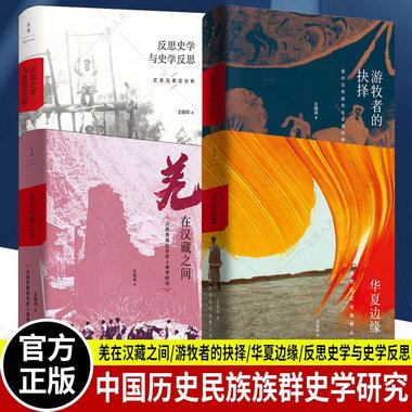 王明珂作品4冊 羌在漢藏之間+遊牧者的抉擇+華夏邊緣+反思史學與