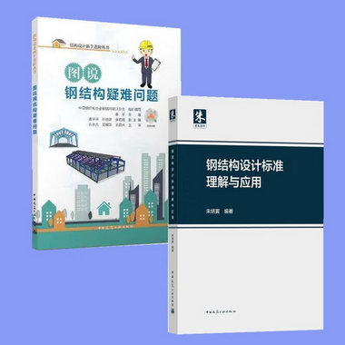 建築書2冊 圖說鋼結構疑難問題+鋼結構設計標準理解與應用 中國建